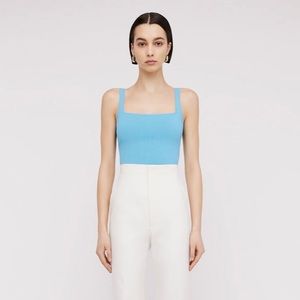 NWT Scanlan Theodore Micro Crepe Square Camisole